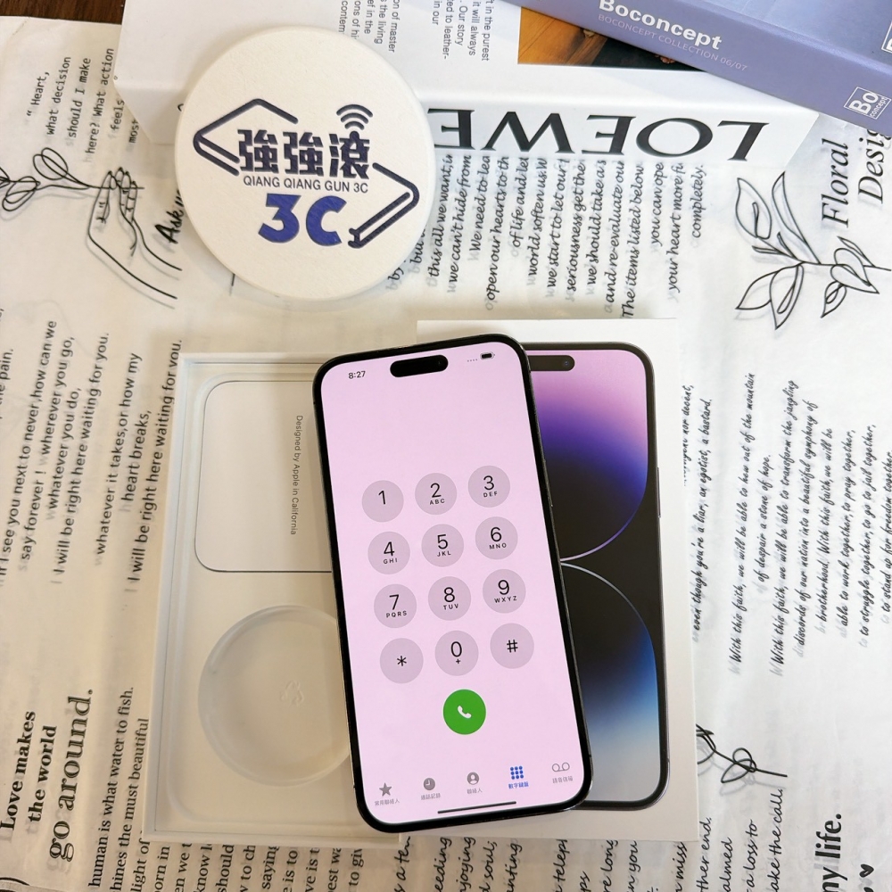 鹽行-二手 iPhone14 Pro MAX 256G 紫色#87164（店保365天）