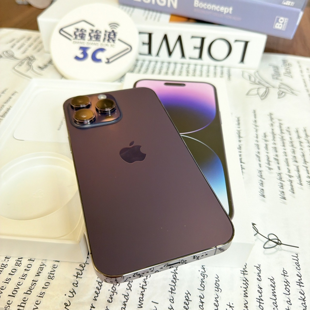鹽行-二手 iPhone14 Pro MAX 256G 紫色#87164（店保365天）