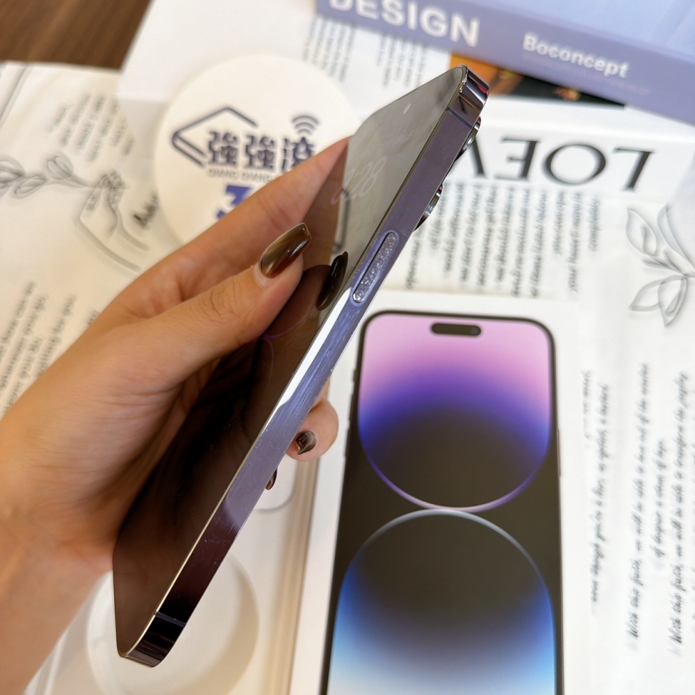 鹽行-二手 iPhone14 Pro MAX 256G 紫色#87164（店保365天）
