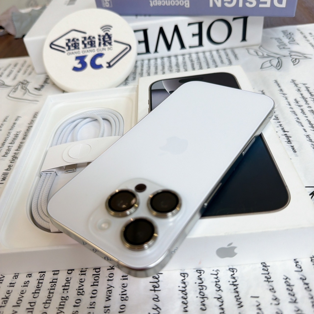 鹽行-二手 iPhone16Pro 256G 白色#25316（店保365天）