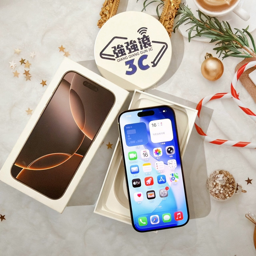 善化-二手 iPhone16 Pro 128G 金色#97468（原廠保固）