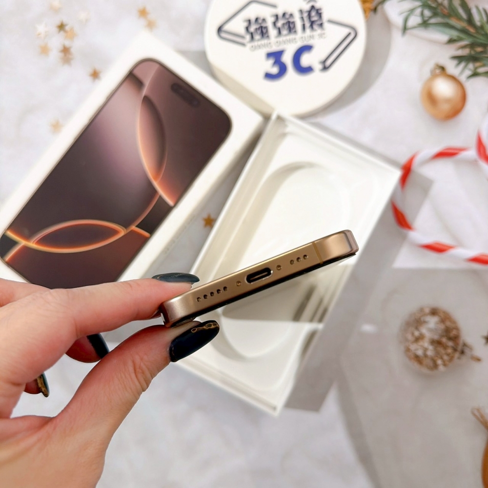 善化-二手 iPhone16 Pro 128G 金色#97468（原廠保固）