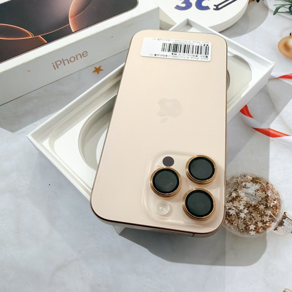 善化-二手 iPhone16 Pro 128G 金色#97468（原廠保固）
