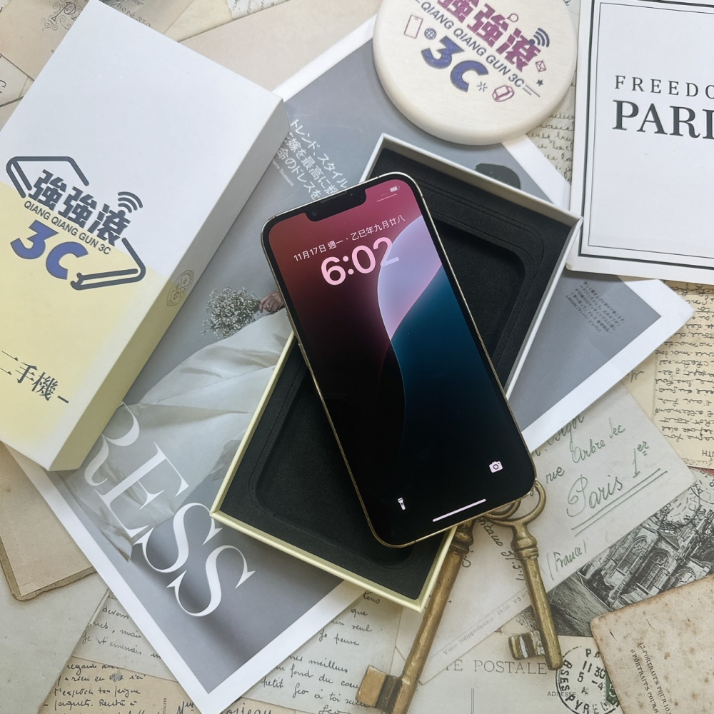 二手 iPhone 13 Pro 256G 金色*12481 (店家保固365天)