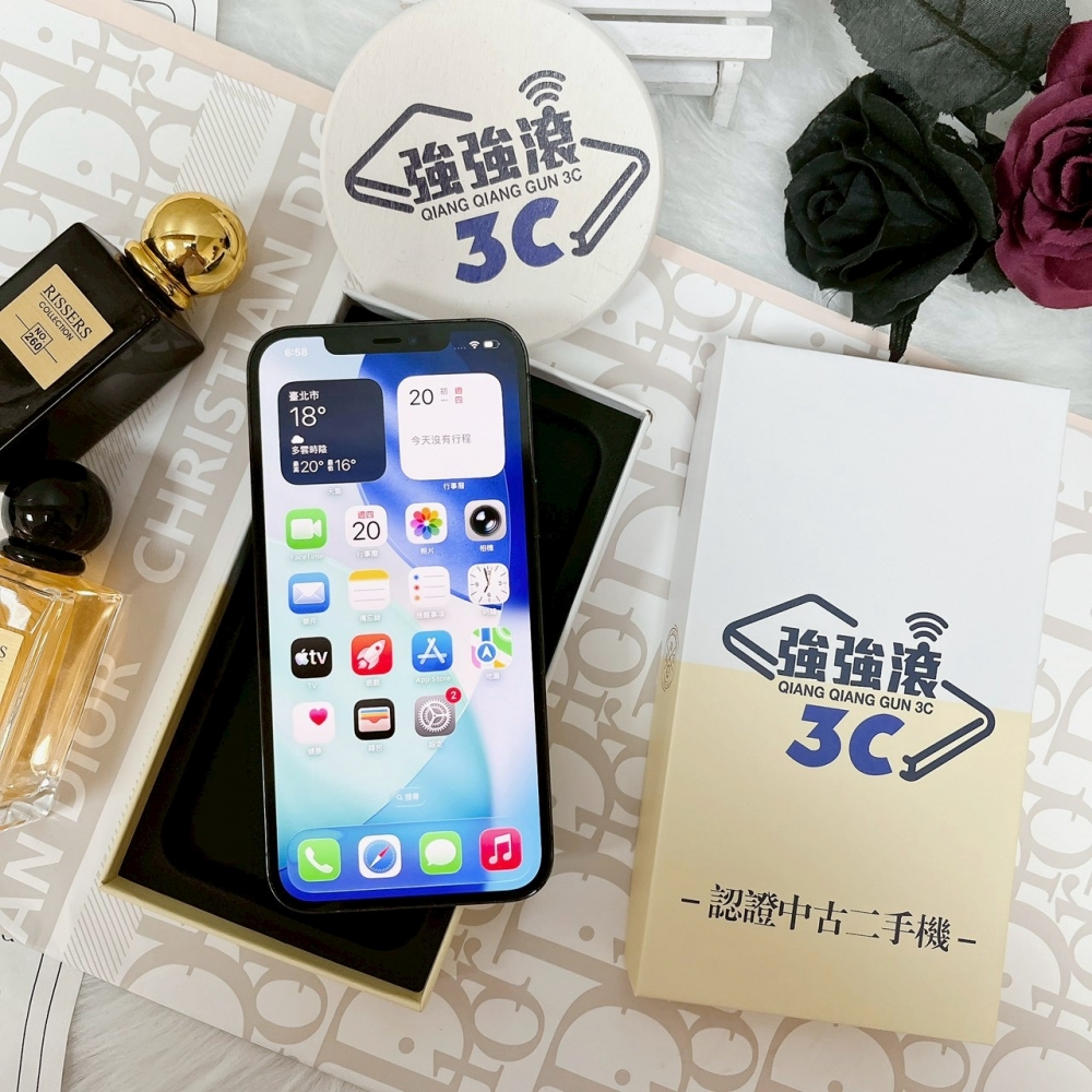 佳里-二手 iPhone12 PRO MAX 128G 藍色 #59324(店家保固90天)