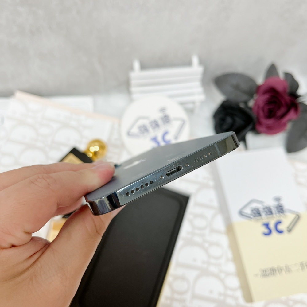 佳里-二手 iPhone12 PRO MAX 128G 藍色 #59324(店家保固90天)
