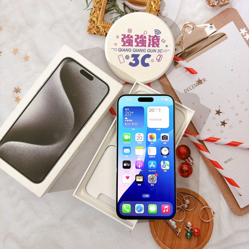 善化-二手 iPhone15 Pro MAX 256G 白色#67759(店保365天)
