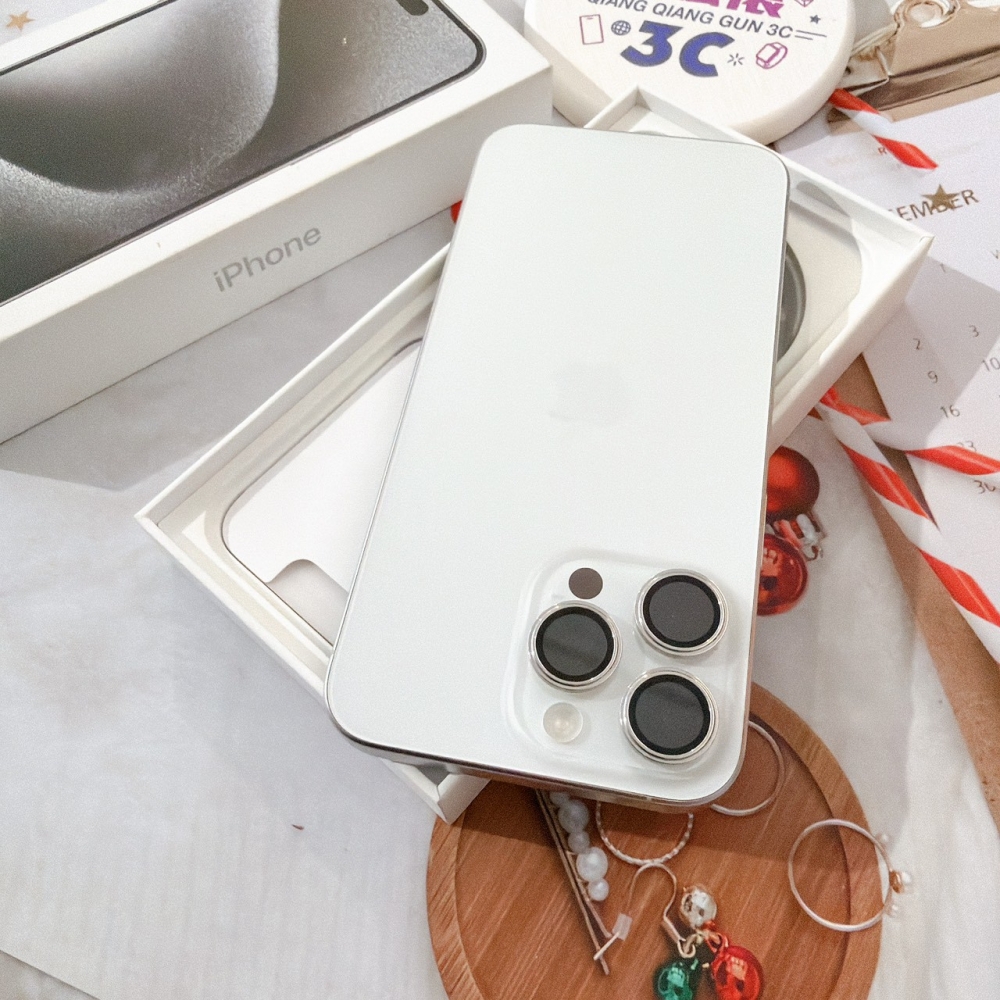 善化-二手 iPhone15 Pro MAX 256G 白色#67759(店保365天)