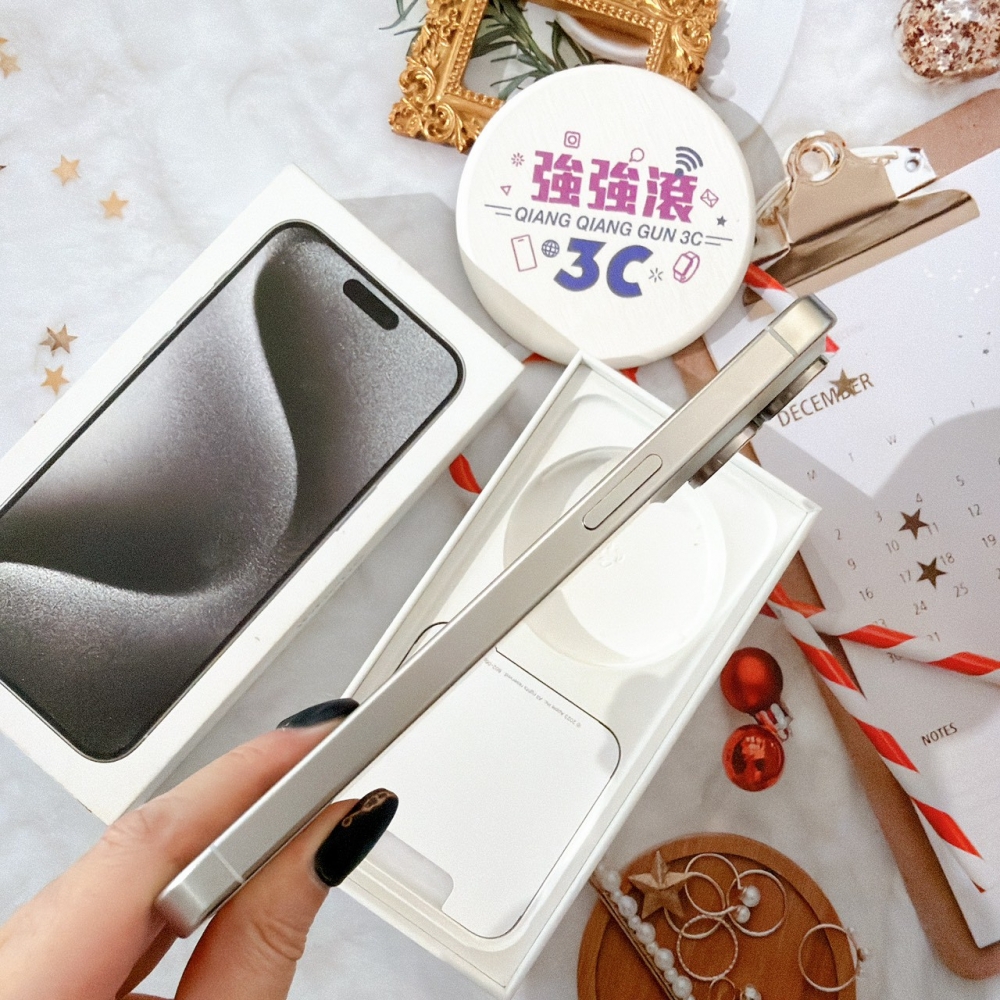 善化-二手 iPhone15 Pro MAX 256G 白色#67759(店保365天)