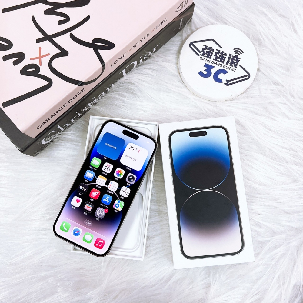 二手-iPhone14Pro 128G 銀色*11043(店家保固365天)