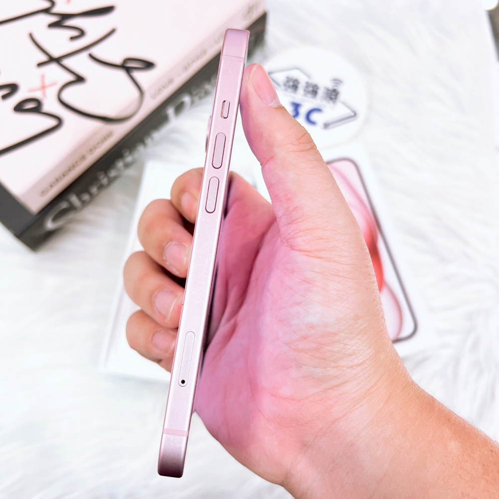 二手 iPhone15 128G 粉色 #35025（店家保固365天）