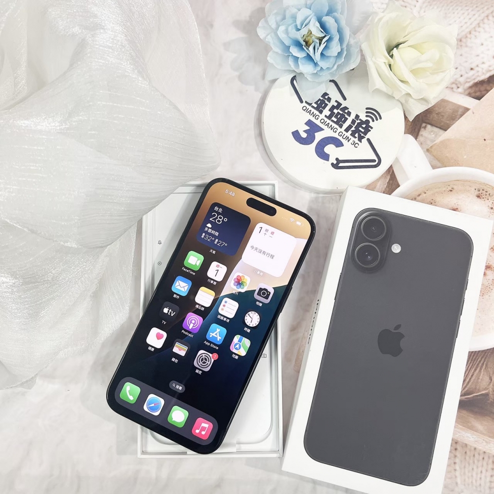 二手 iPhone 16 Plus 128G 黑色*62450（原廠保內）