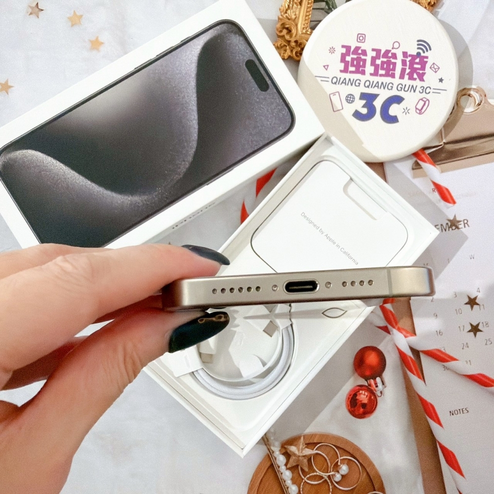 善化-二手 iPhone15 Pro Max 512G 原色 #90375(店家保固365天)