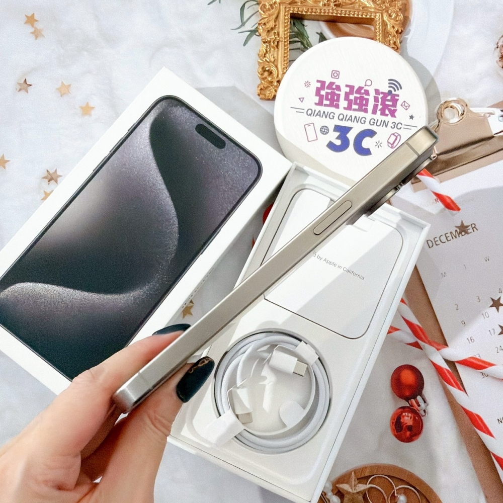 善化-二手 iPhone15 Pro Max 512G 原色 #90375(店家保固365天)