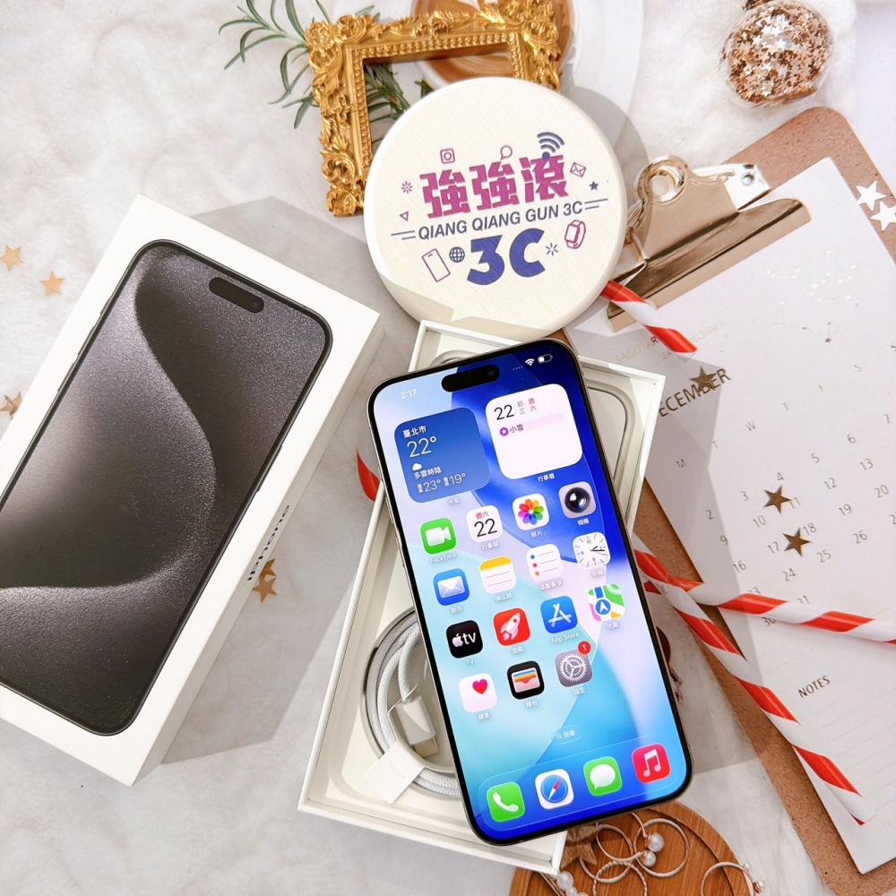 善化-二手 iPhone15 Pro Max 512G 原色 #90375(店家保固365天)