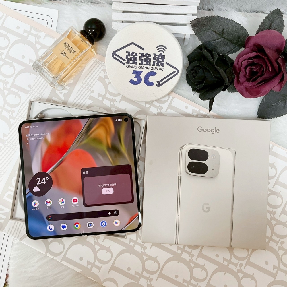 佳里-二手 GOOGLE PIXEL 9 PRO FOLD 16/256G 白色  #22262 （店家保固90天）