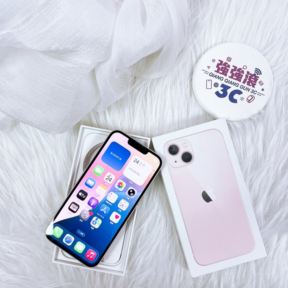 二手 iPhone 13 256G 粉色*49339 (店家保固365天)