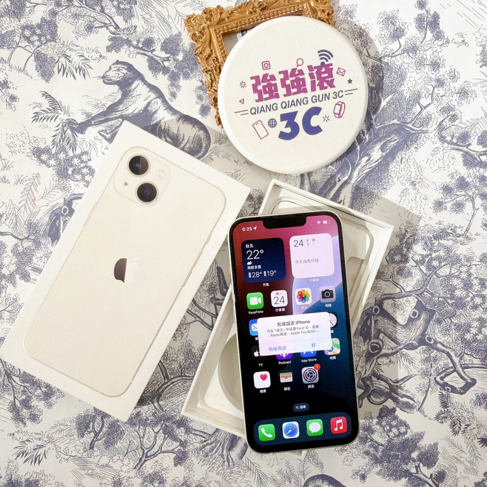 善化-二手 iPhone13 256G 白色#46263 (店保365天)