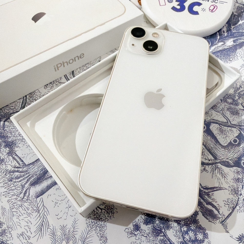 善化-二手 iPhone13 256G 白色#46263 (店保365天)