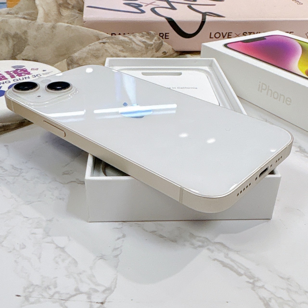 二手 iPhone14-128G 白色*98032（店家保固365天）