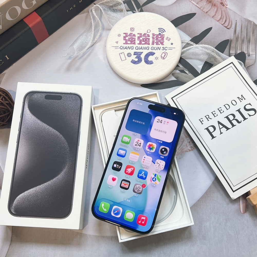 二手 iPhone15Pro 256G 黑色*39380 (店家保固365天)