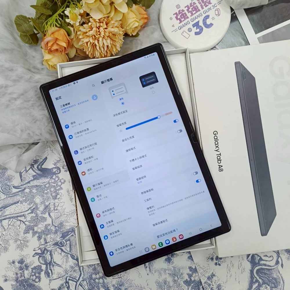 歸仁-二手Samsung Galaxy Tab A8(2022)_LTE-3+32GB黑色*34906(店保30天）