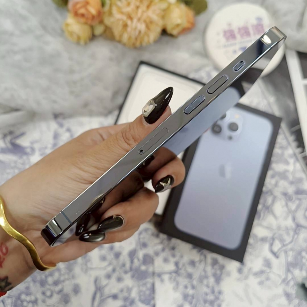 歸仁-二手iPhone13 pro 256G 藍色#75572（店保365天）