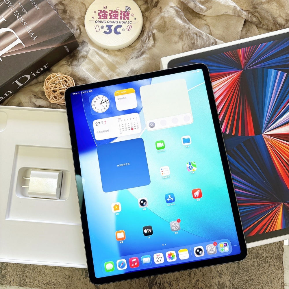 二手 iPadPro 12.9 M1版 128G 灰色#QX2MJ(店家保固30天)