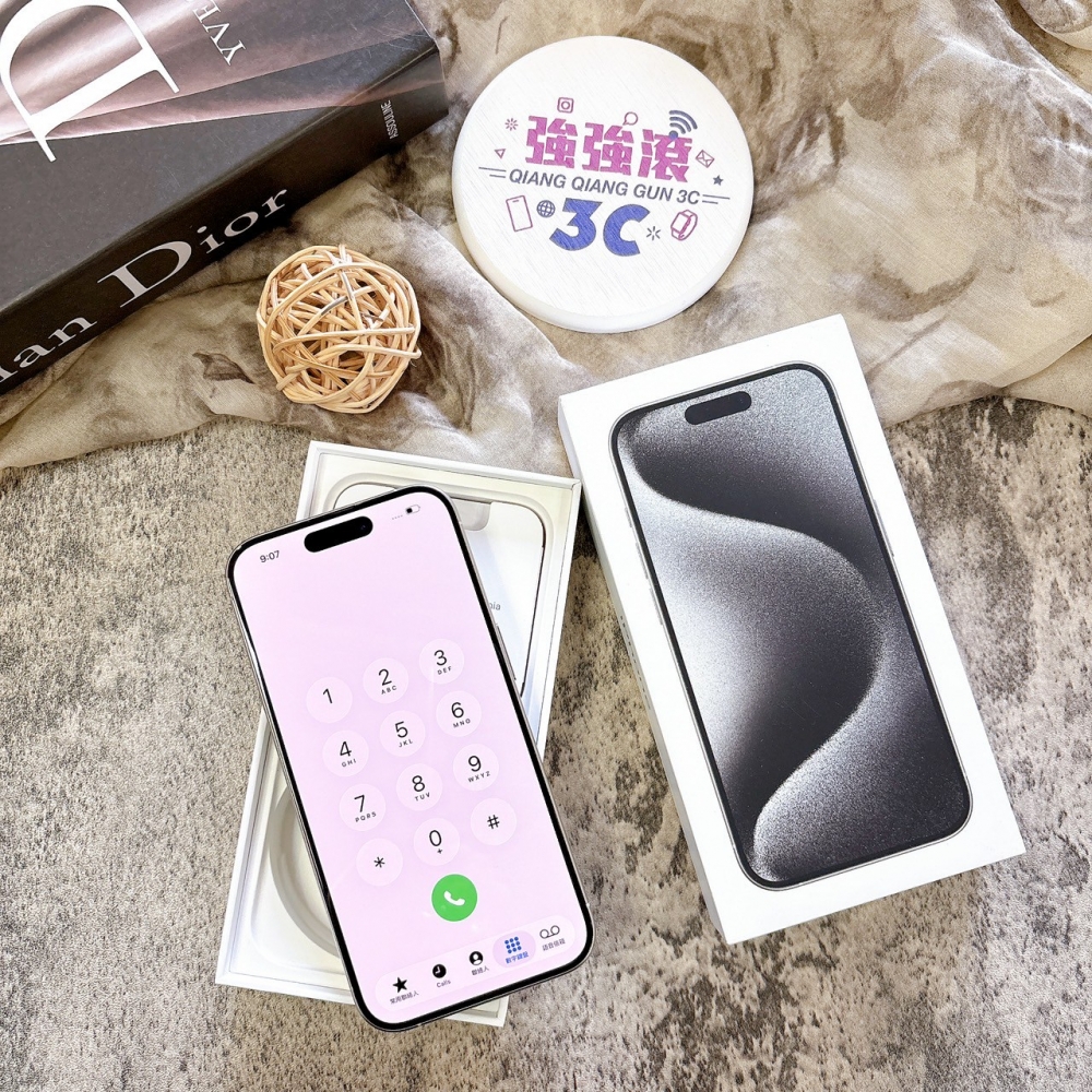 二手 iPhone15Pro 256G 白色*26901(店家保固365天)