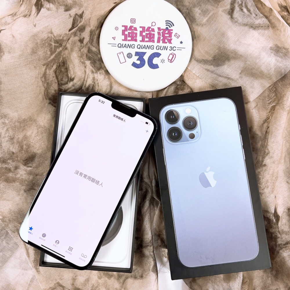 二手-iPhone13ProMax256G 藍色*95716 (店家保固365天)