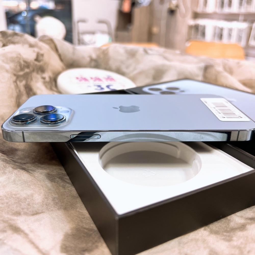 二手-iPhone13ProMax256G 藍色*95716 (店家保固365天)
