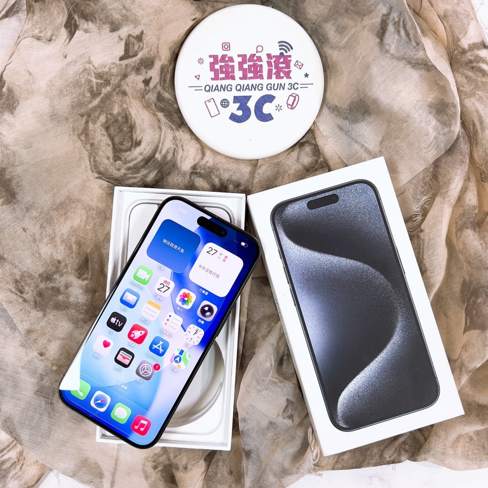 二手 iPhone15Pro 128G 藍色*59398(店家保固365天)