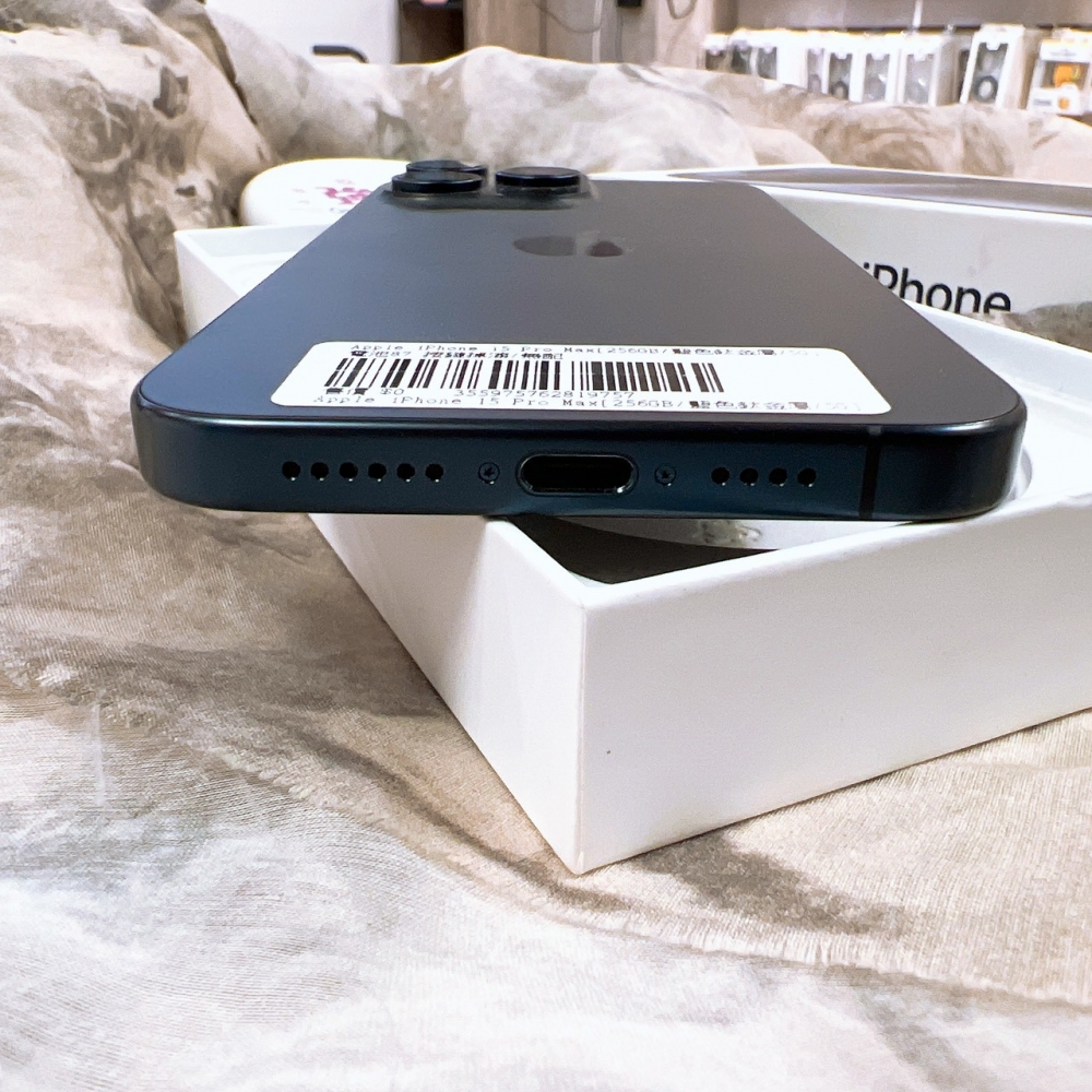 二手-iPhone15ProMax256G 藍色*19757(店家保固365天）