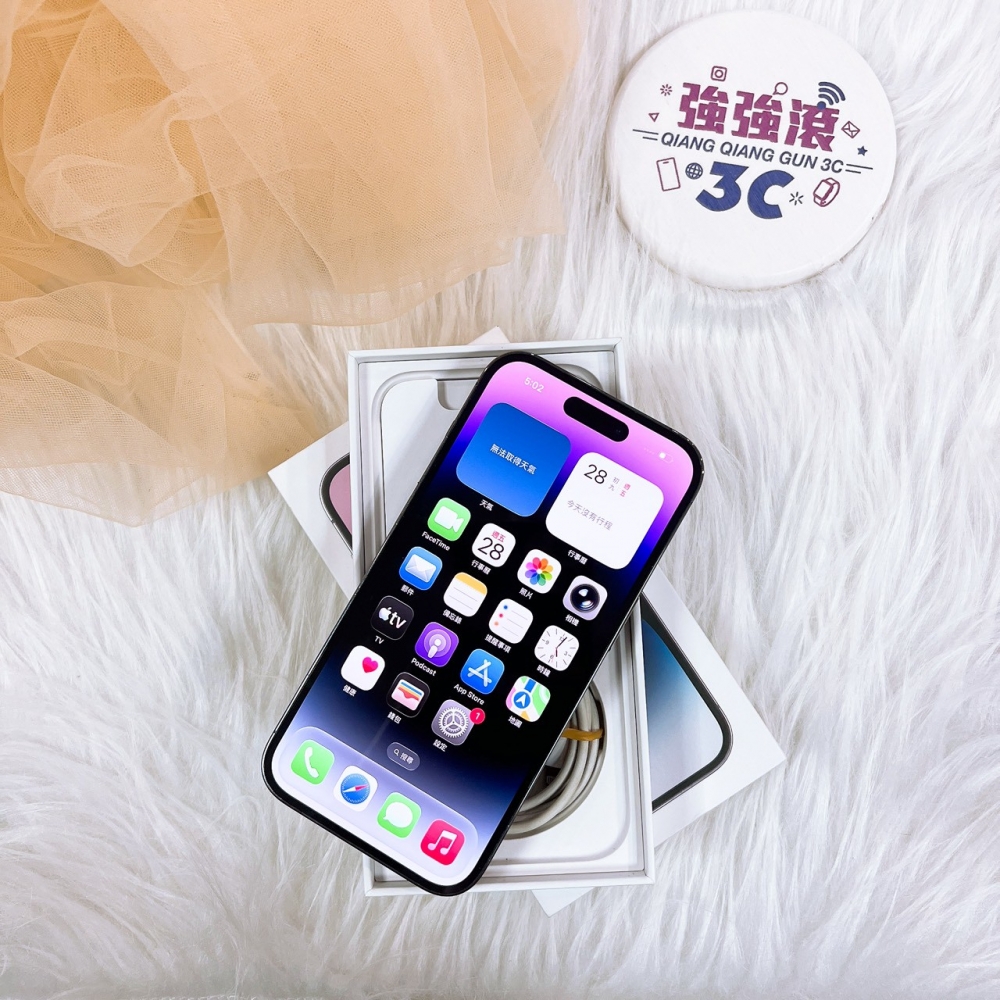 二手-iPhone14Pro 128G 紫色*39736(店家保固365天)