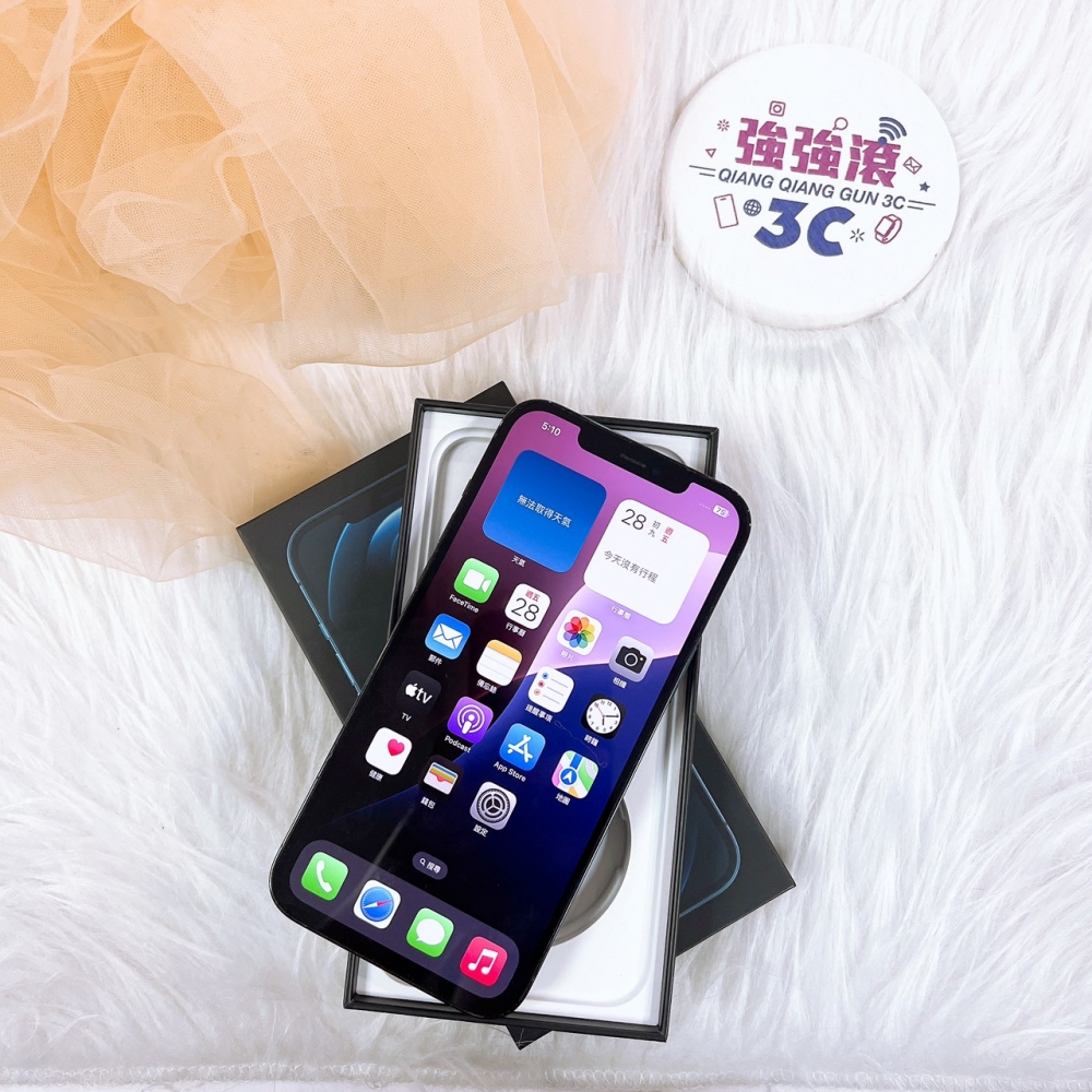二手-iPhone12ProMax 256G 藍色*95105（店家保固90天）