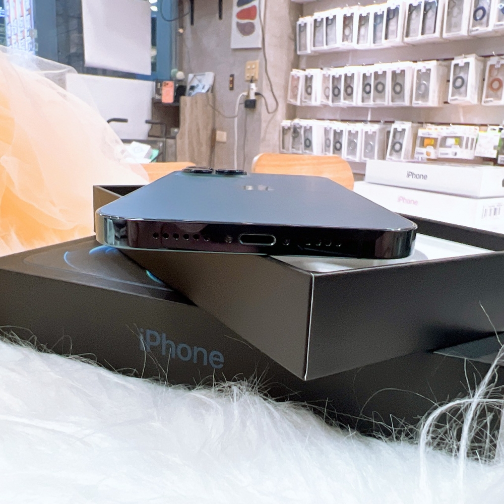 二手-iPhone12ProMax 256G 藍色*95105（店家保固90天）