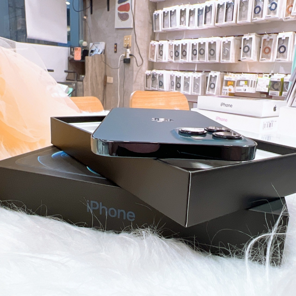 二手-iPhone12ProMax 256G 藍色*95105（店家保固90天）