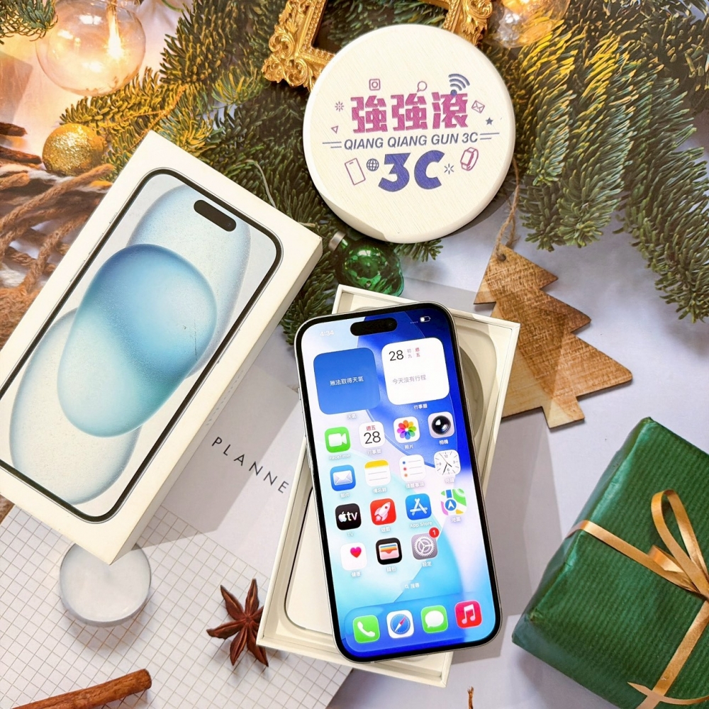 善化-二手 iPhone15 128G 藍色#36200(店保365天)
