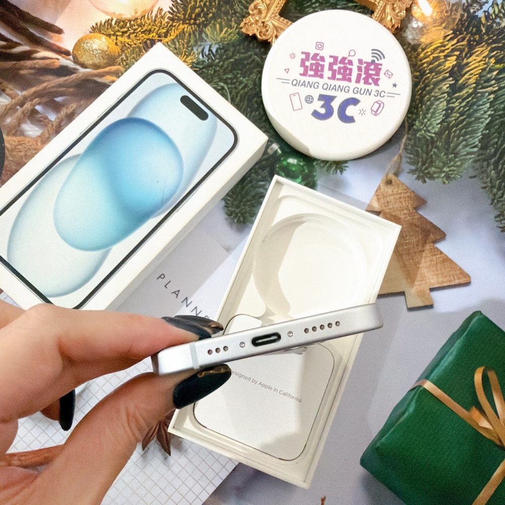 善化-二手 iPhone15 128G 藍色#36200(店保365天)