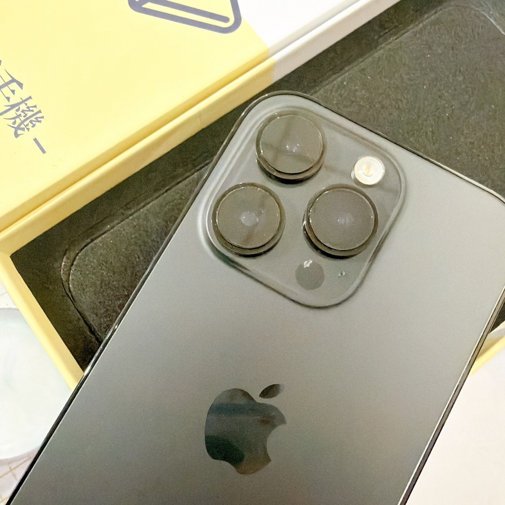 善化-二手 iPhone14 Pro 128G 黑色#41387（店保365天）
