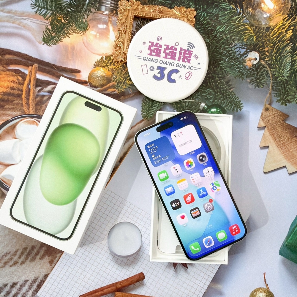 善化-二手 iPhone15 PLUS 256G 綠色#09138(店保365天)