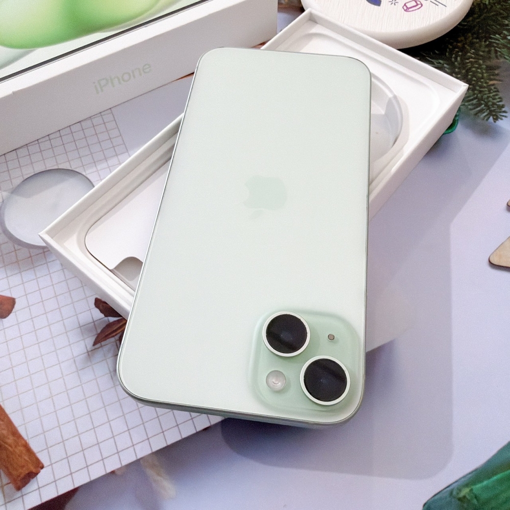 善化-二手 iPhone15 PLUS 256G 綠色#09138(店保365天)