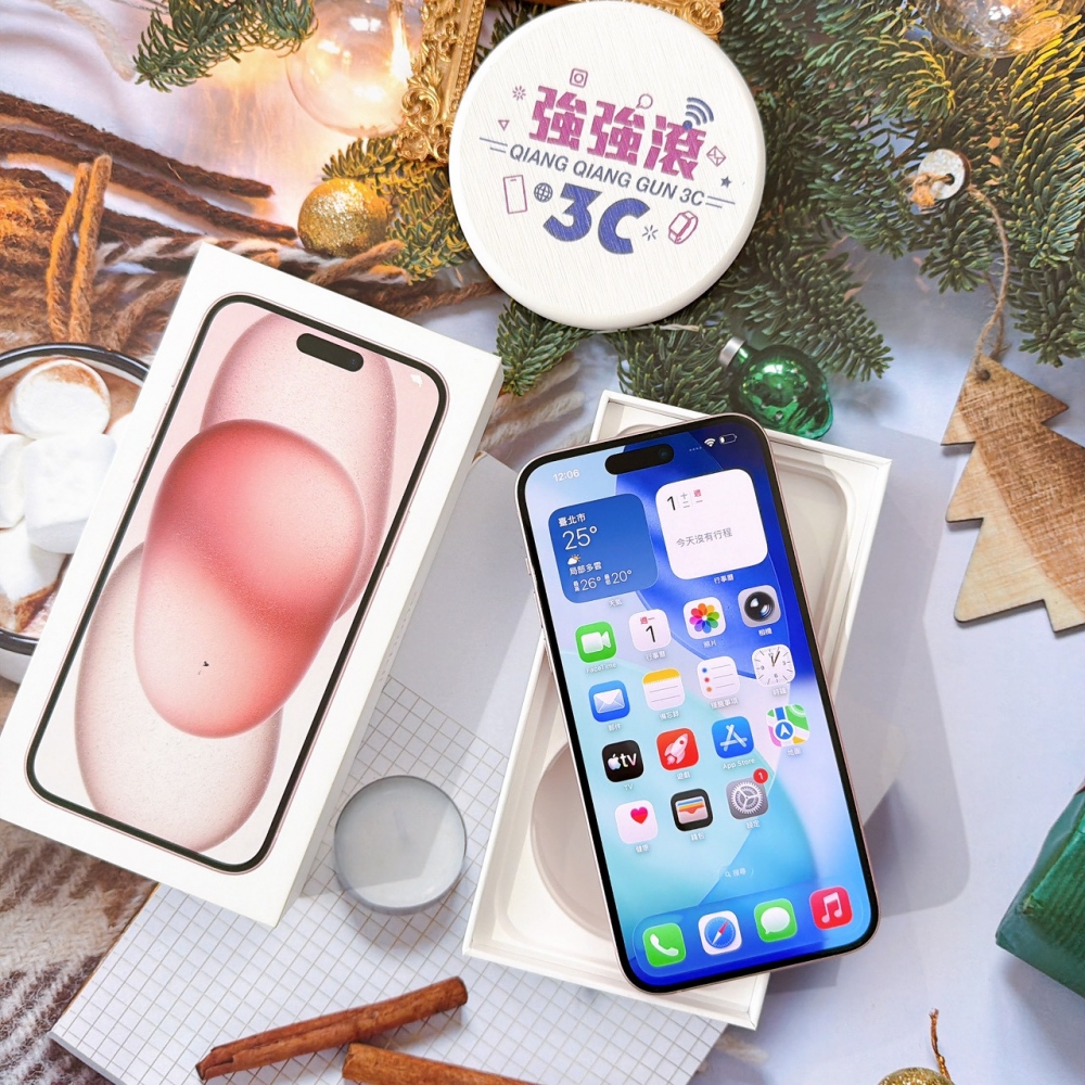 善化-二手 iPhone15 PLUS 256G 粉色#38051（店保365天）