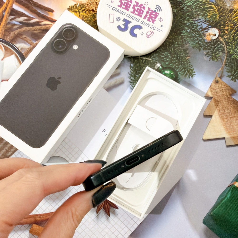 善化-二手 iPhone16 128G 黑色#68952(原廠保固)