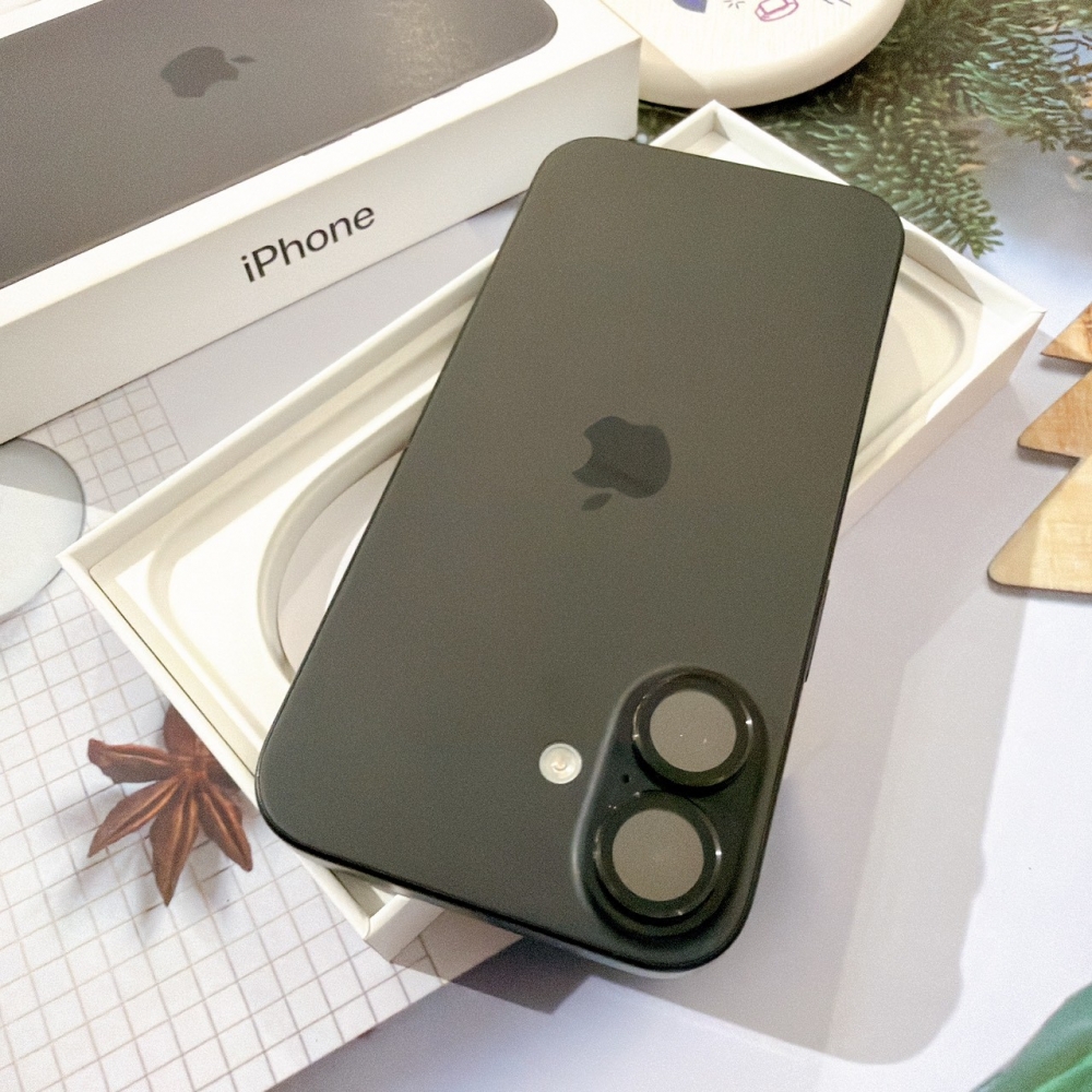 善化-二手 iPhone16 128G 黑色#68952(原廠保固)