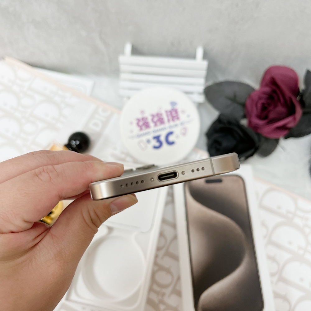 佳里-二手 iPhone15 PRO 256G 原色 #12716(店家保固365天)