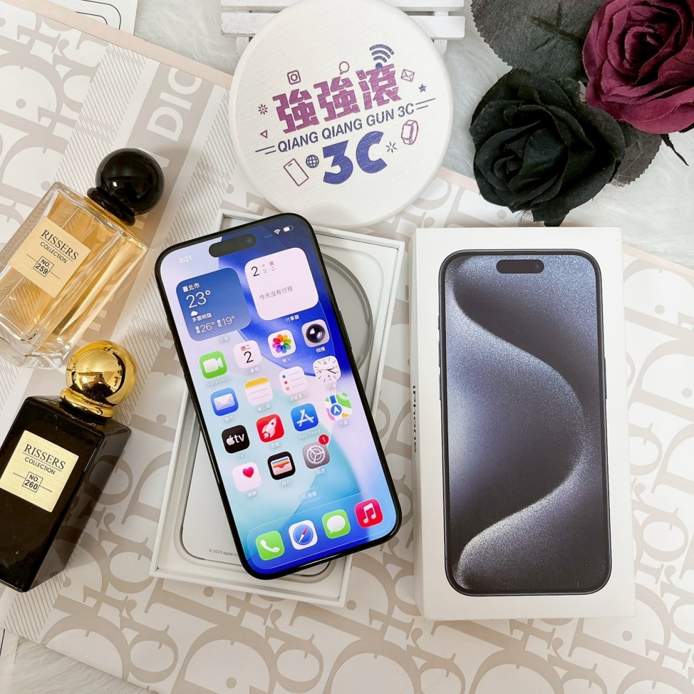 佳里-二手 iPhone15 PRO 256G 藍色 #69299(店家保固365天)