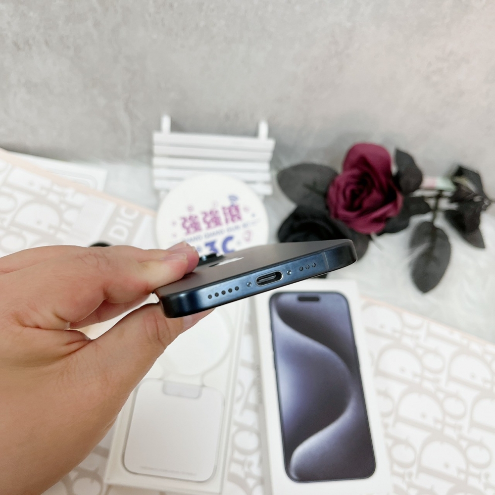 佳里-二手 iPhone15 PRO 256G 藍色 #69299(店家保固365天)