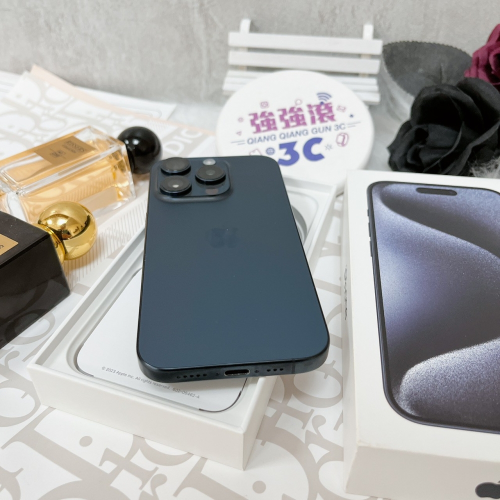 佳里-二手 iPhone15 PRO 256G 藍色 #69299(店家保固365天)