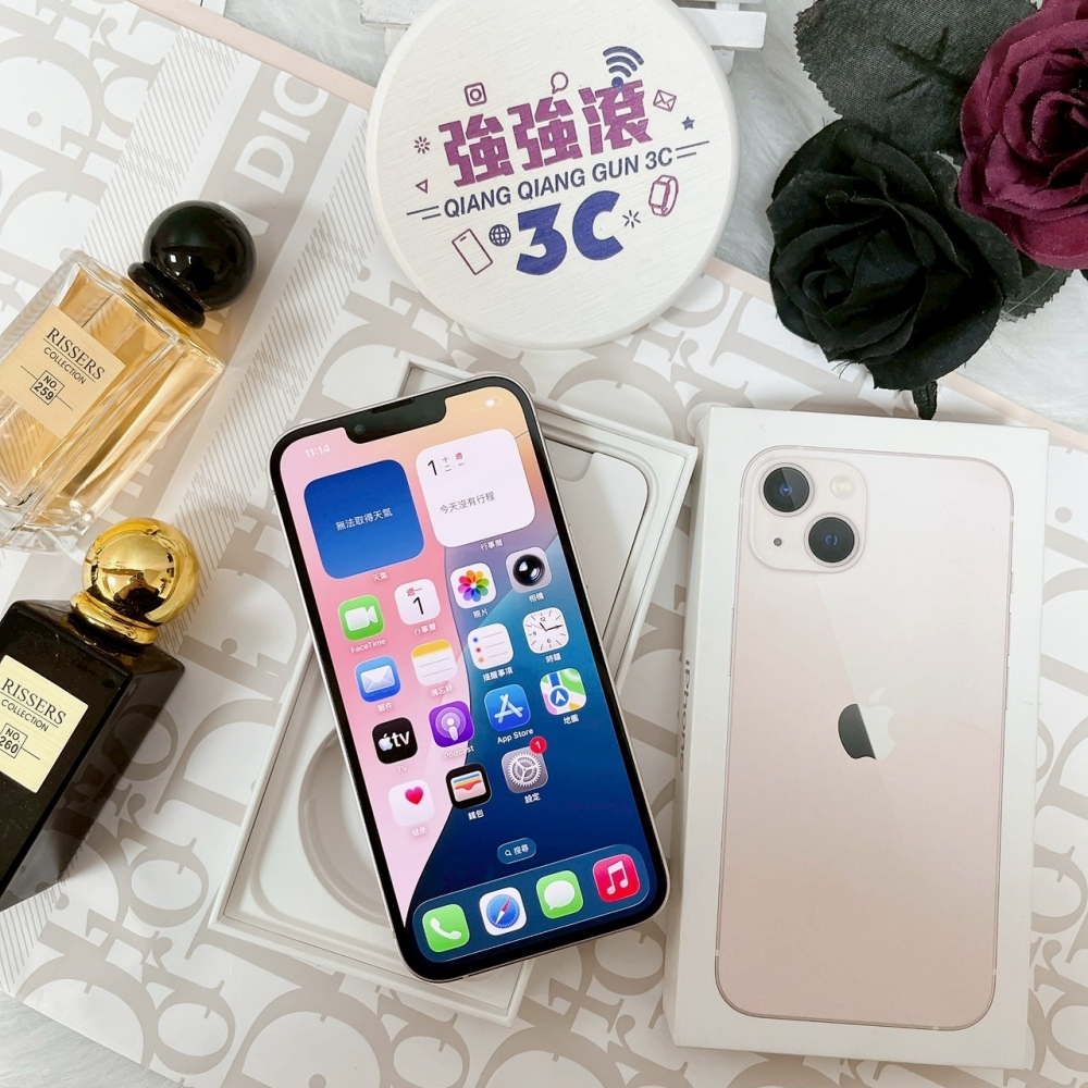 佳里-二手 iPhone13 256G 粉色 #87231（店家保固365天）